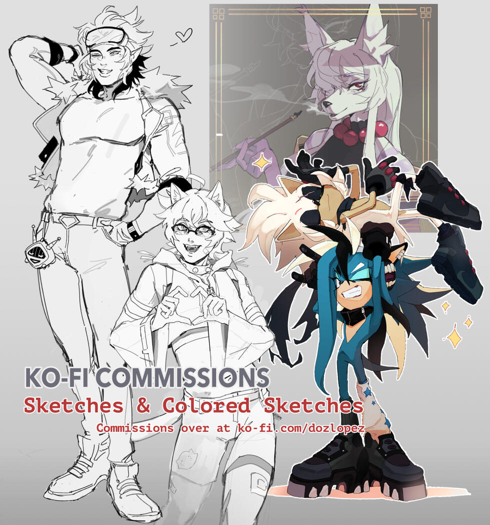 Prices begin at 55 USD for half bodies and 80 USD for full bodies. See full listings and order via my Ko-fi page.